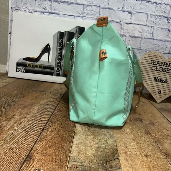 Jon Hart The Weekender Travel Bag 22'' Mint Coated Canvas Duffle Tote Luggage - Picture 2 of 15
